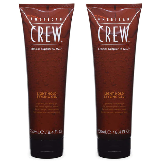 AMERICAN CREW Gel Coiffant Tenue Légère Classic 250ml / 8.45fl.oz. (Lot de 2)